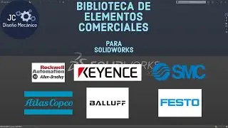 LIBRERÍA DE ELEMENTOS COMERCIALES PARA #SOLIDWORKS (LINK DE DESCARGA)