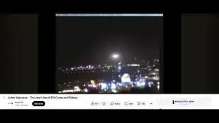 JAIME MAUSSAN BEST UFO VIDEO? off the Angel woman God time (#2) (1:47) (1Brian God=6)