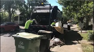 Elk Grove Rear Loader on Afternoon Bulky Waste