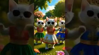 😎👑 Royal Cat Queens on Parade 🐾🌸✨#shorts #cat #shortsfeeds