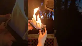 Insane magic trick fire wallet🔥 #magic