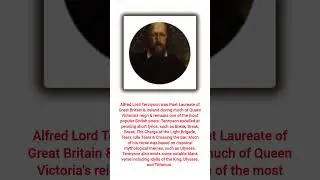 Alfred Lord Tennyson #tennyson #alfredlordtennyson