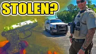 Two Guns Found Underwater In River Scuba Diving! (POLICE CALLED)
