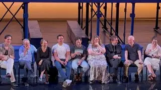 TITANIC musical fun TALKBACK with Cast & Creative at New York City Center ENCORES! June 15 2024 (4K)