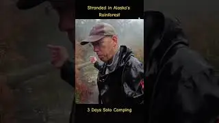 Stranded in Alaska's Rainforest   3 Days Solo Camping Part 1 #Outdoors #outdoorcooking #outdoor #