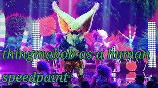 thingmabob as a human art//masked singer//