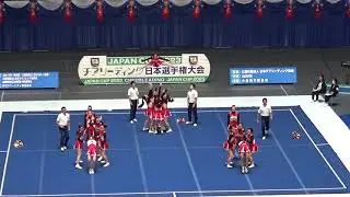 聖霊高等学校 MINNIES 10位 自由演技競技DIVISION１ 高等学校部門 決勝 JAPAN CUP 2023.8.20
