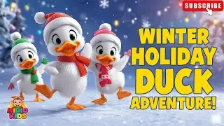 Winter Holiday Duck Adventure! | Christmas Cartoon Song for Kids #midiokids  #christmas #wintersong
