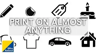 We can Print on almost Anything - West Coast Office National