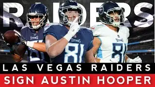 BIG NEWS!! Raiders sign Austin Hooper
