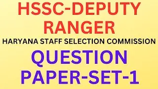 HSSC-DEPUTY RANGER Q.PAPER MORNING SESSION #hssc #hssccet #govtjobs  #haryana #hpsc #forestguard