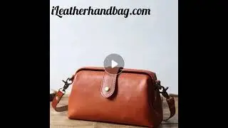 Famel Small Doctor Style Frame Crossbody Bag Purse