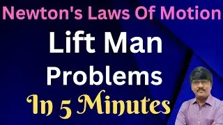 Lift Man-Apparent Weight Of a Person in Moving Lift Class 11 NLM JEE, NEET #physicsconceptsbyalisir