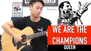 (QUEEN) WE ARE THE CHAMPIONS - VIOL&Atilde;O FINGERSTYLE GUITAR (Rodrigo Yukio Rodaum)