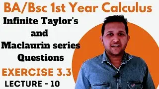 Taylors series expansion | Taylors theorem | Bsc 1st sem calculus ex 3.3 | Mathslighthouse