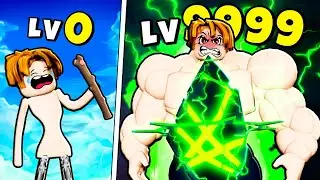 I did a bug to level up really fast in Roblox KKKK (Roblox Lifting Power Simulator)