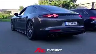 Porsche 971 Panamera Turbo x Fi Exhaust -  Sound Check & Insane Revs .