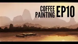 CoffeePainting: Landscape photo study