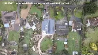 Case Study - How we installed solar on slate roof with sola skirt