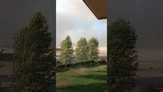 Gray Fire is just over the hill a mile away #cheney #wildfire #medicallake #spokanewa