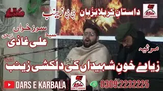 Zia e Khoon e Shaheedan Ki Dilkashi Zainab s.a | New Marsiya 2023 | Syed Ali Ghazi Zaidi