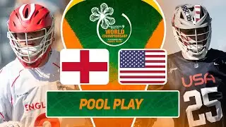England vs USA | Pool Play Full Game | 2022 World Lacrosse Men's U21 Championship