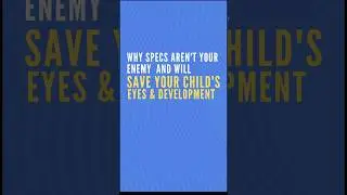 Myopia Early treatment #myopia #treatment #shroffeyecentre