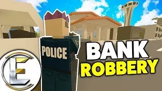 Stop A Bank Robbery - Unturned Roleplay (Bank Robbery In Progress Bad Cop In Pursuit)