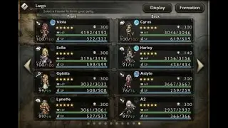 Largo Cup in 26 turns with Low Awakenings (F2P) - Octopath Traveler COTC