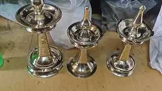 Different Types Of Nilavilak Polishing #brass 