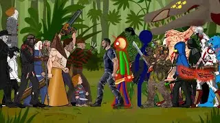 Compilation Of Horror vs, Terminator, Baldi, GL, Blue boss, Hulk, Doom slayer, M.K.P.G, More.[Dc2]