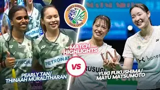 Incredible‼️‼️Tan/Muralitharan (MAS) vs Fukushima/Matsumoto (JPN)‼️‼️Yonex Sunrise India Open 2025