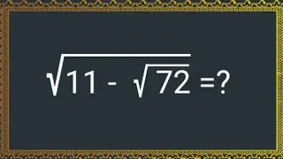 Germany l Can you Simplify this? l olympiad mathematics 