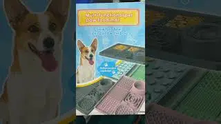 Slow feeding mat #husky #huskydog #doglover #huskies #viralshort #fyp #explore #funnydogs