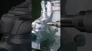 5-Axis CNC Milling a Skate with an Emuge Alu-Cut ball nose end mill