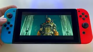 DOOM Eternal (3) | Nintendo Switch V2 handheld gameplay
