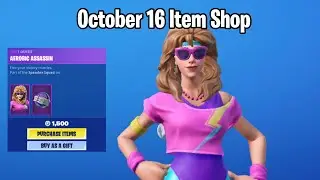 October 16 Item Shop | AEROBIC ASSASSIN IS BACK!