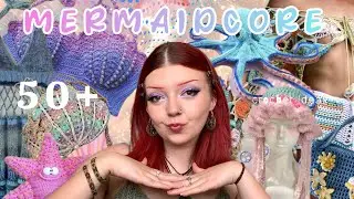 50+ идей вязания крючком в издании MERMAIDCORE 🧜🏻‍♀🐟🌊 🦀