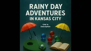 Who says gray skies can&rsquo;t be fun? 📚⛳☔  #kansascity
