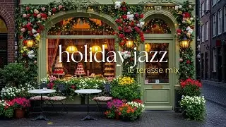 STREET CAFE JAZZ | RELAXING OUTDOOR CAFE FEELS 🚶🎷 | SMOOTH JAZZ