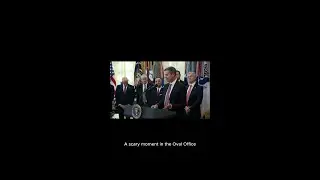 Man collapses during Oval Office announcement