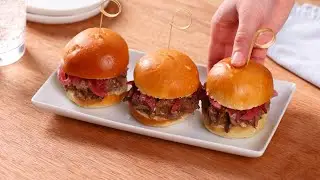 Espresso Balsamic Short Rib Sliders