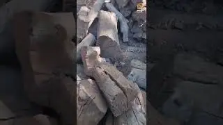 Check the quality of longan charcoal at a PNP's factory in Vietnam.