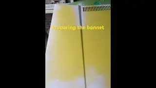 Its the bonnet&rsquo;s turn #carrestorationproject#automobile #bergcup #restoration #spraypainting #primer