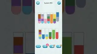 water sort jigsaw puzzle game level 440 Numpuz android ios games gameplay funny gaming all level