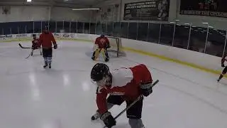 7 24 2021 Puck cancer Mens Stars and Stripes vs Red