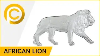 🦁 AFRICAN LION 🦁 Animals of Africa 1 Oz Silver Coin 2$ Solomon Islands 2021