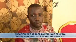 D&eacute;dommagements des expropri&eacute;s des sites de construction de barrages &agrave; P&eacute;hunco et K&eacute;rou
