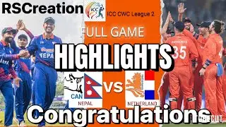 Nepal SHOCKS Netherlands with BACK TO BACK CWCL WINS?! Nepal vs Netherlands