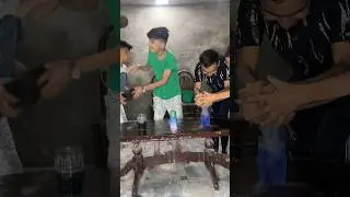 Squeeze The Water In Glass Family Game Challenge 😂#shorts